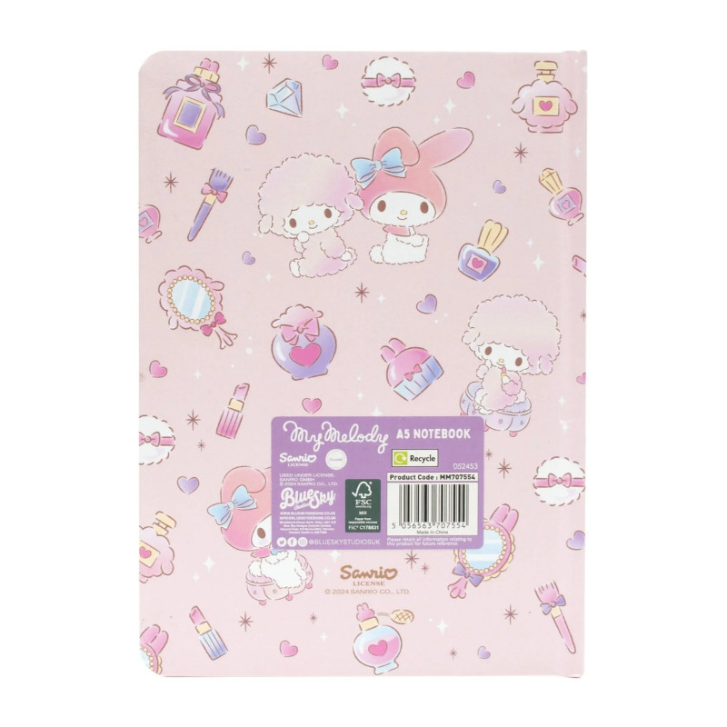 My Melody – Carnet A5 80 pages – Sanrio