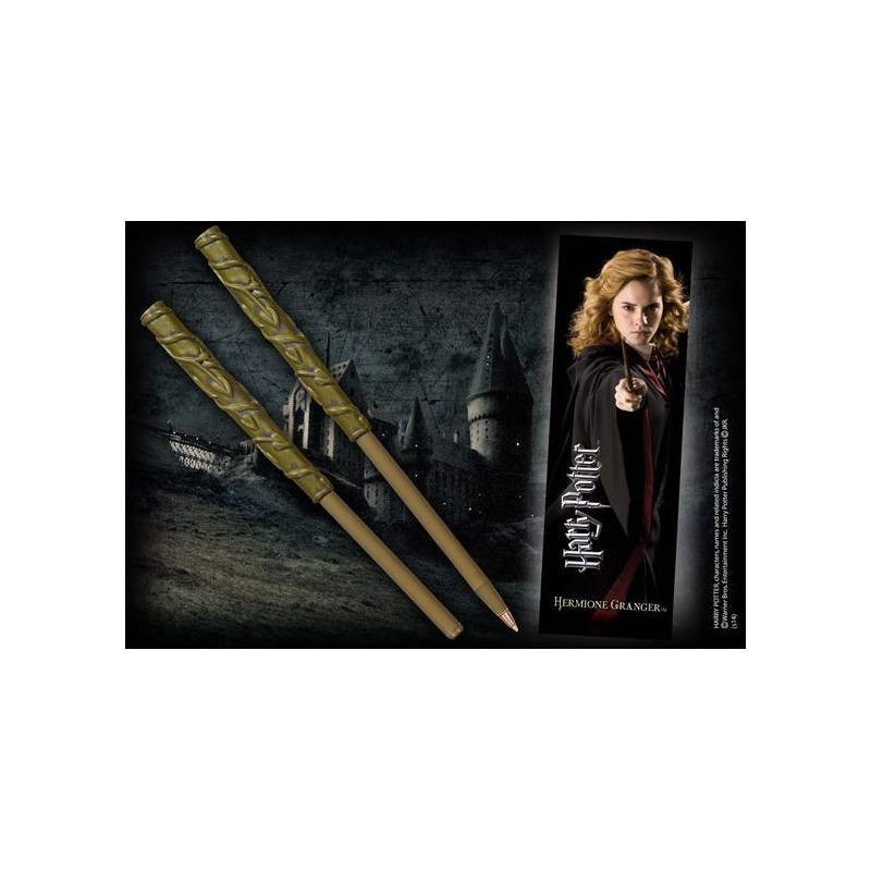 Harry Potter - Stylo baguette + marque-page Hermione