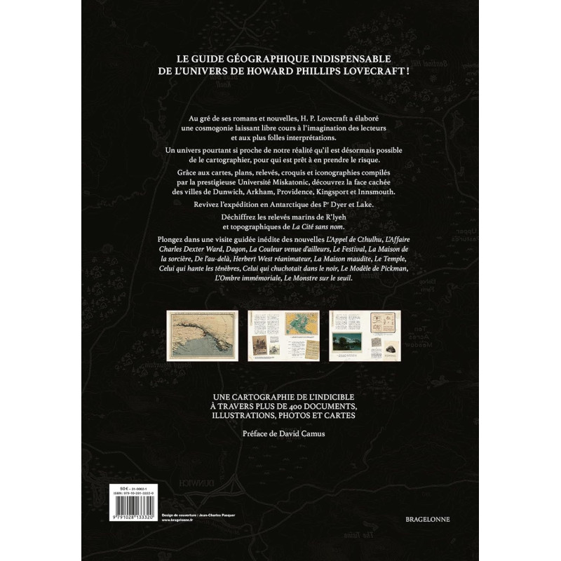Atlas Lovecraft – Laurent Gontier – Guide géographique cartographique