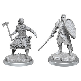 Dungeons & Dragons: Nolzur’s Marvelous - Figurines miniatures à peindre Human Fighters