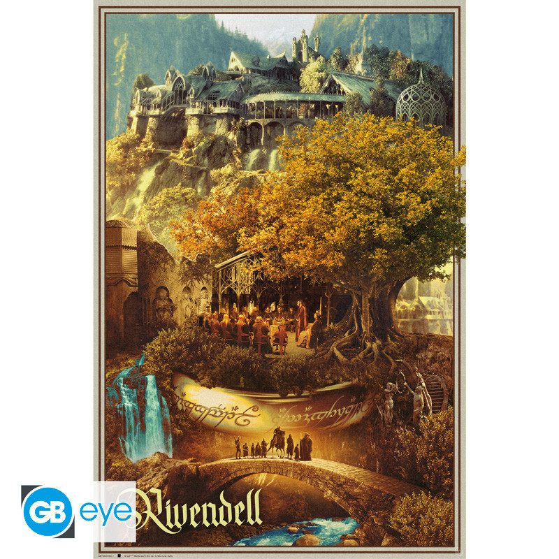 Lord of the Rings - Grand poster Rivendell (61 x 91,5 cm)