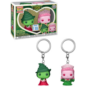 Wicked : For Good - Pop! Pocket - 2-pack porte-clés Elphaba & Glinda (Ombre)