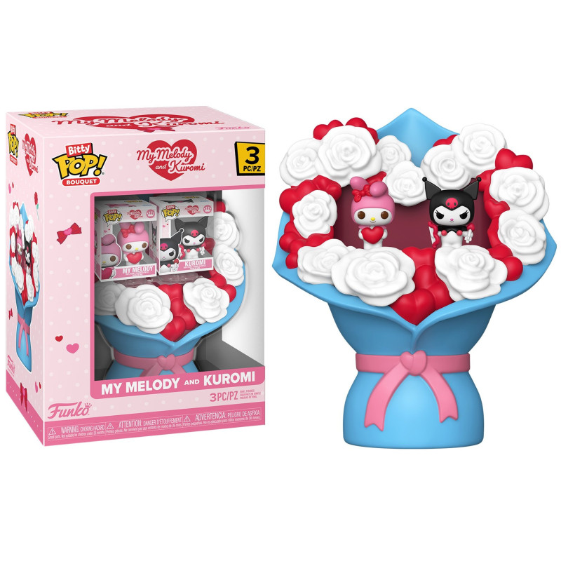 Sanrio - Bitty Pop! - Bouquet My Melody & Kuromi