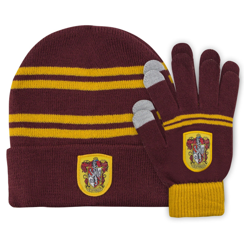 Harry Potter - Bonnet + gants Gryffindor (enfant)