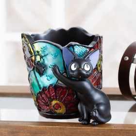 Kiki la Petite Sorcière - Diorama planter vitrail Jiji