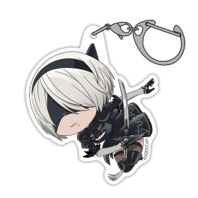 NieR:Automata Ver1.1a 2B Acrylic Tsumamare Keychain – COSPA