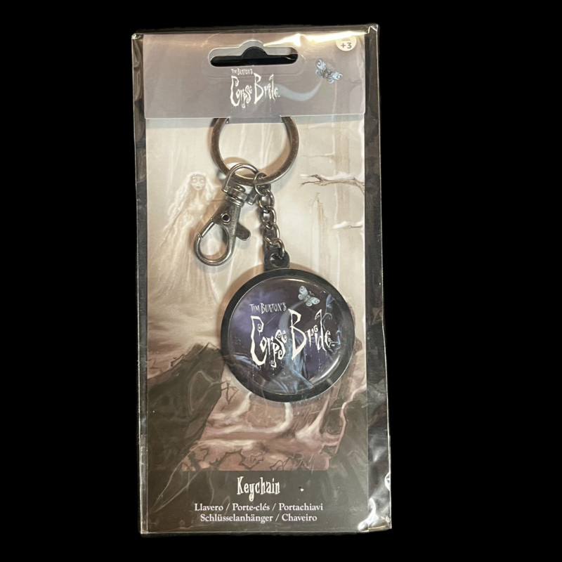 Corpse Bride – Porte-clé métal Logo – SD Toys Tim Burton