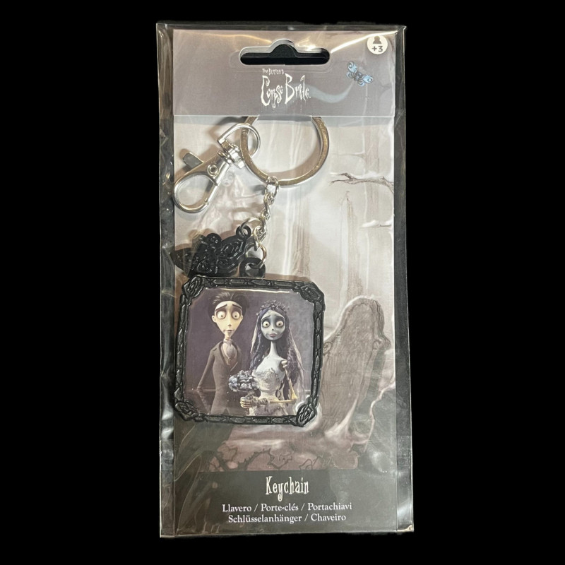 Corpse Bride (Les Noces Funèbres) - Porte-clé métal Victor & Emily Wedding
