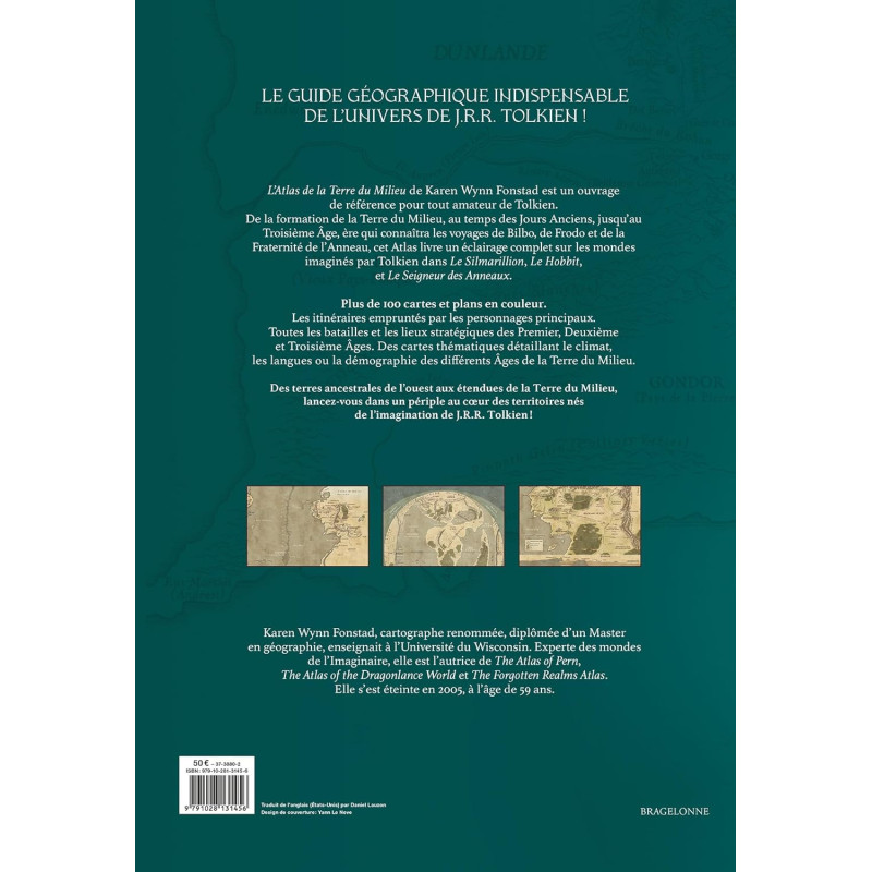 Atlas de la Terre du Milieu – Karen Wynn Fonstad – Bragelonne 2025