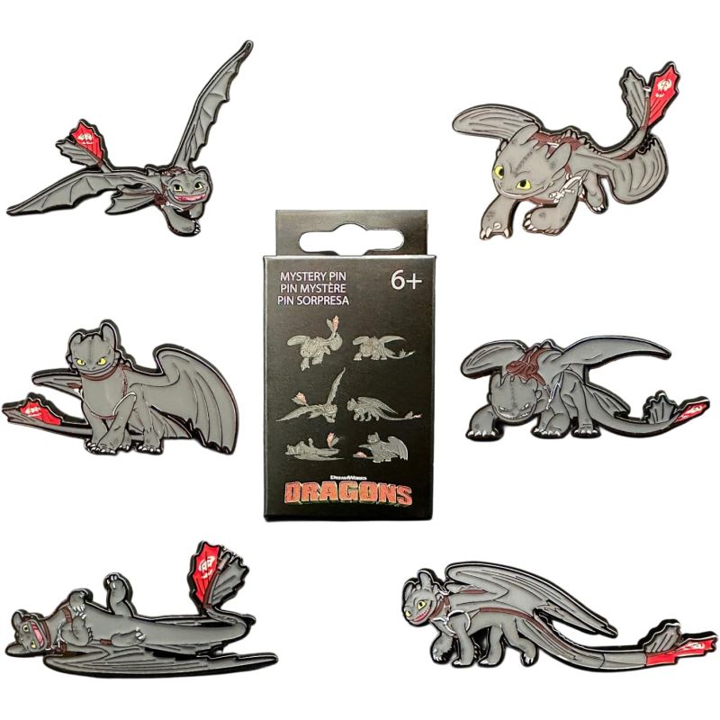 How to train your Dragon - Pins Toothless 1 EXEMPLAIRE ALEATOIRE