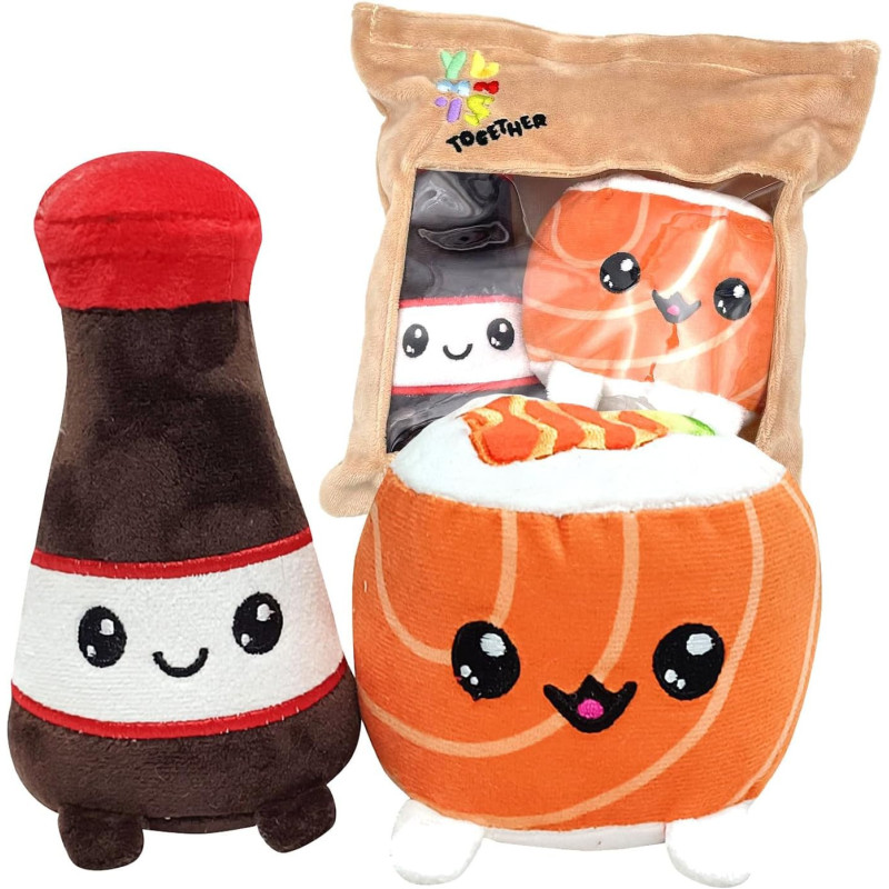 Joy Toy – Yummis Together Uramaki & SOYA – Lot de 2 peluches