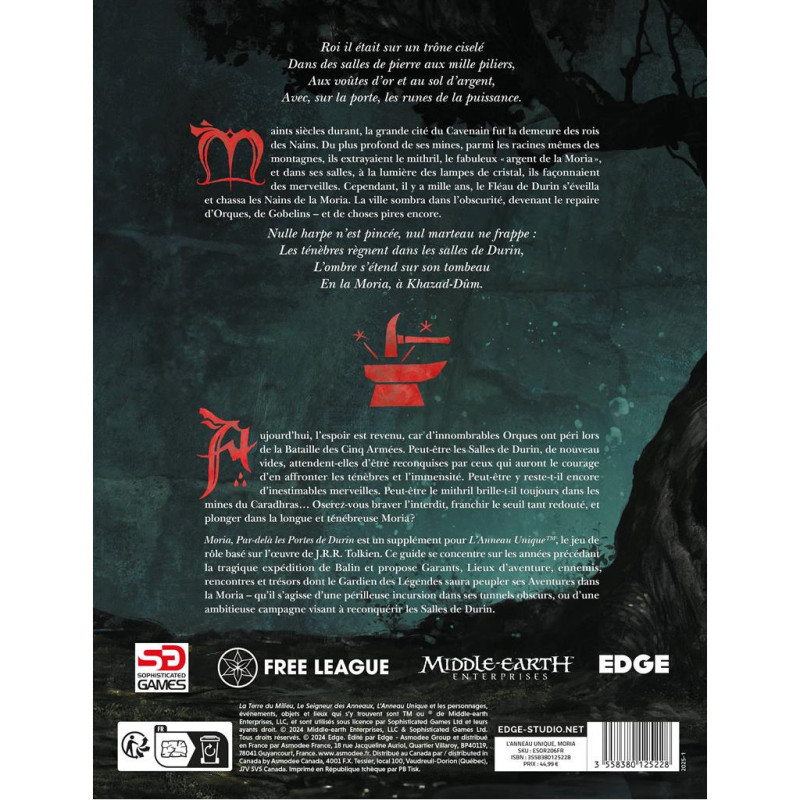 L'Anneau Unique – Moria : Par-delà les Portes de Durin