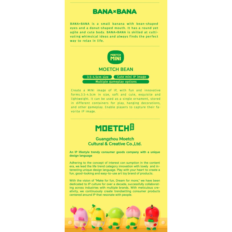 Hippers Fruits Series BANA×BANA – Moetch blind box