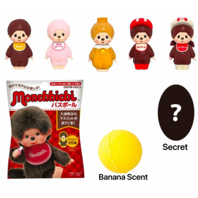 Monchhichi (Kiki) - Bombe de bain banane avec mini figurine