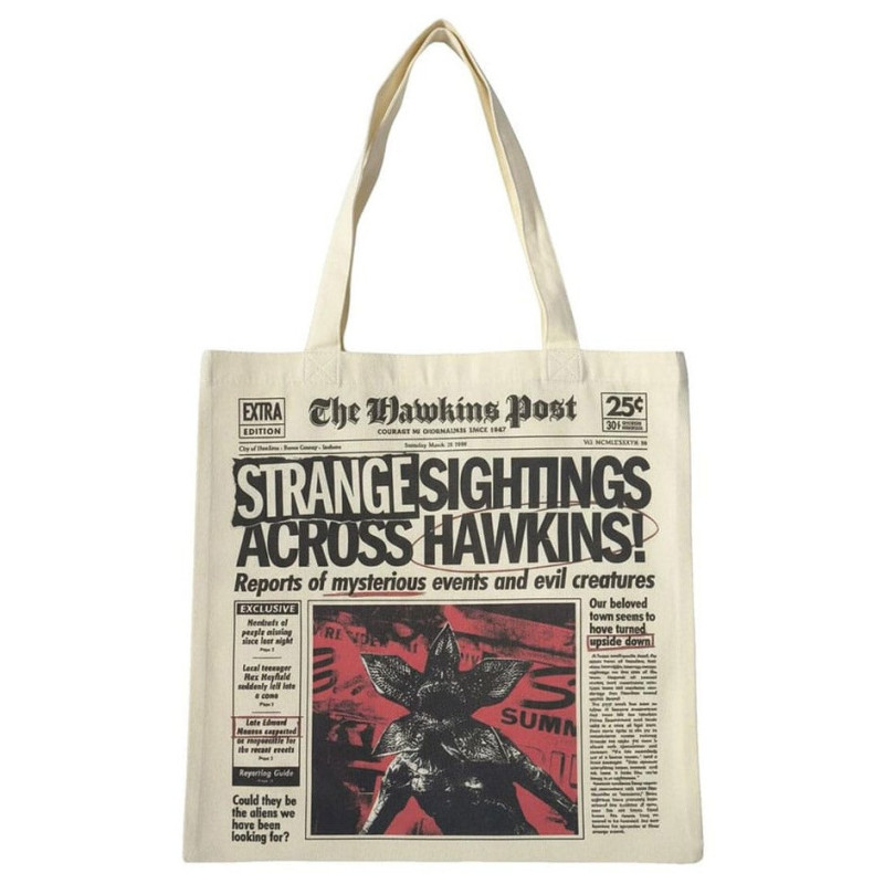 Stranger Things - Sac shopping Newspaper