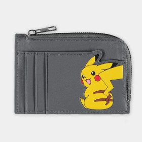 Pokémon - Porte-cartes Pikachu (gris)