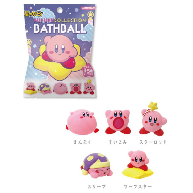 Kirby - Bombe boule de bain avec mini figurine