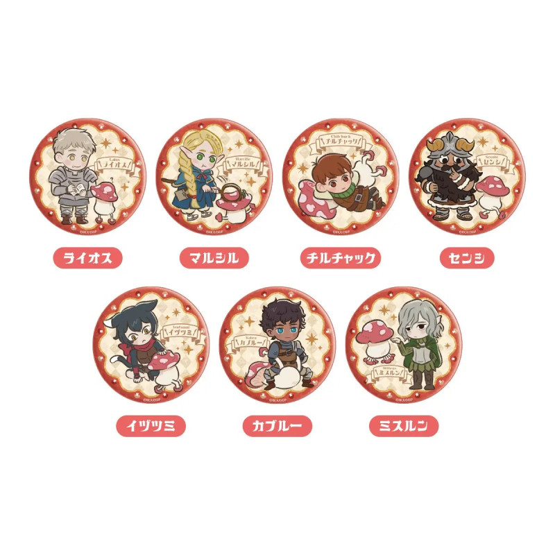Delicious in Dungeon (Dungeon Meshi) - Badge Waiwai  1 EXEMPLAIRE ALEATOIRE