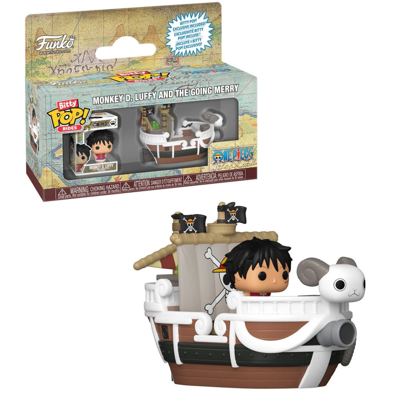 One Piece – Bitty POP! Rides Monkey D. Luffy & Going Merry – Funko