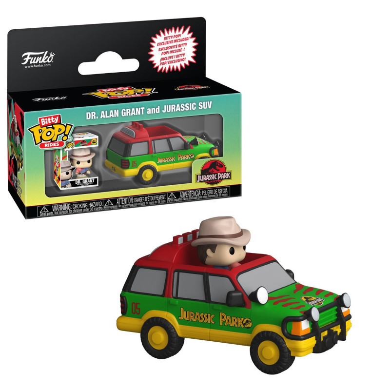 Jurassic Park - Pop! Bitty Rides - Dr. Grant with SUV