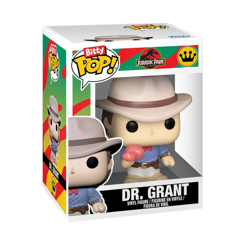 Jurassic Park – Bitty POP! Rides Dr. Alan Grant & Jurassic SUV – Funko