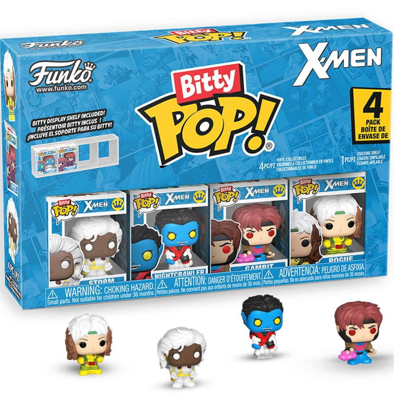 Marvel : X-Men - Pop! Bitty - 4-Pack Gambit