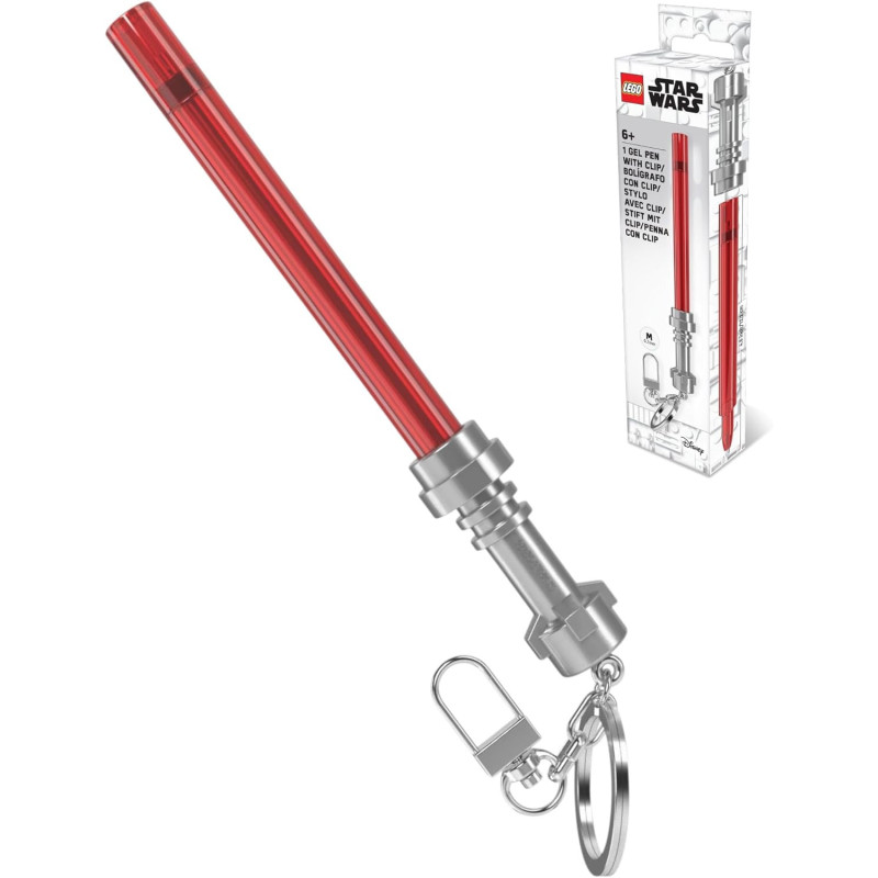 Star Wars - Porte-clé stylo bille Lego (rouge)
