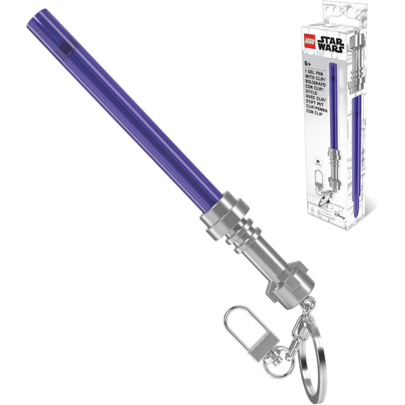 Star Wars - Porte-clé stylo bille Lego (violet)