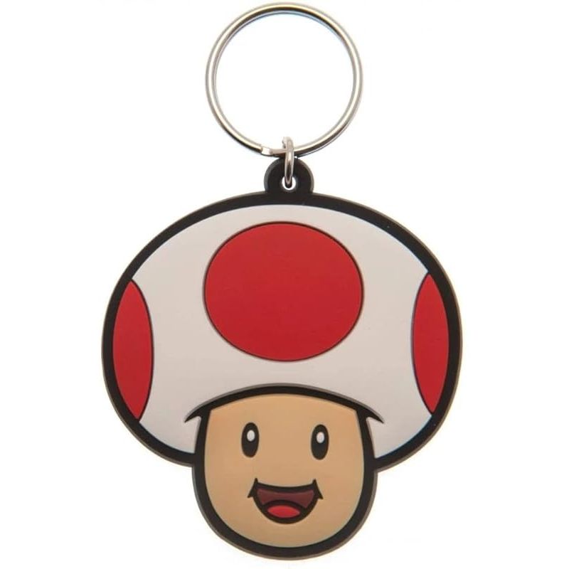 Super Mario - porte-clé PVC Toad