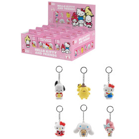 Sanrio - Porte-clé Pocket Hero  1 EXEMPLAIRE ALEATOIRE