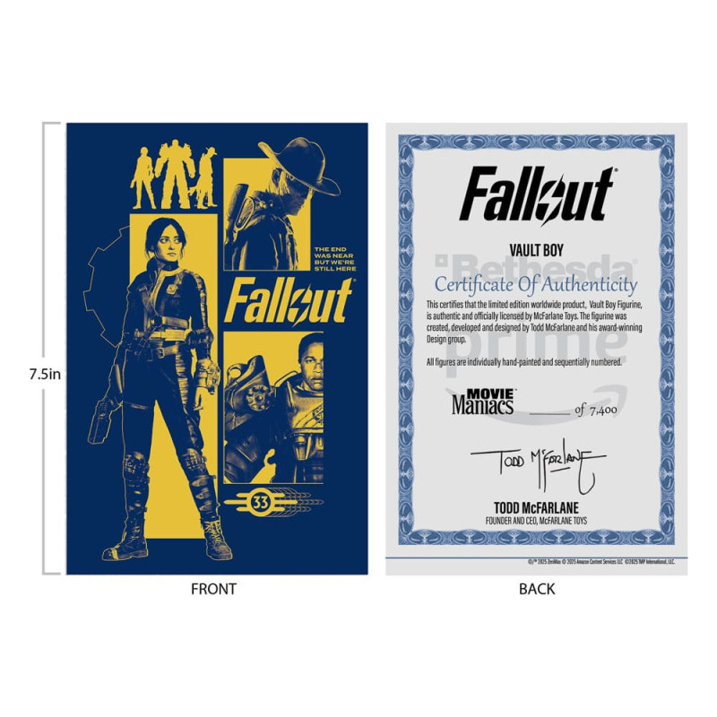 Fallout – Vault Boy V3 – Statue PVC 13 cm Movie Maniacs McFarlane