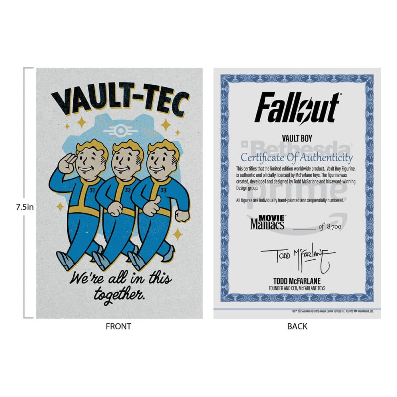 Fallout – Vault Boy V1 – Statue PVC 13 cm Movie Maniacs McFarlane