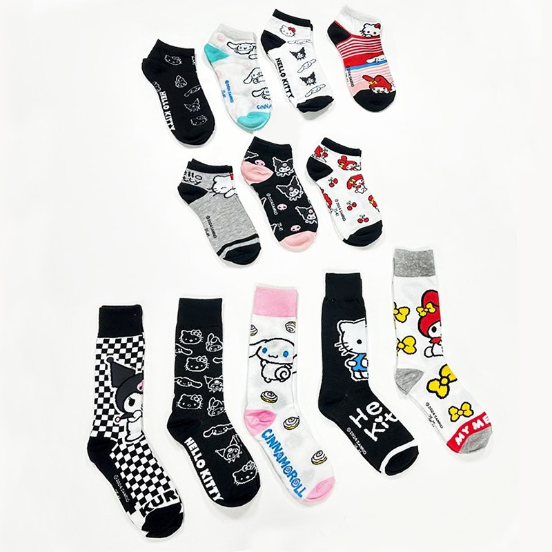 Hello Kitty – Coffret 12 Paires de Chaussettes 35-41 Sanrio