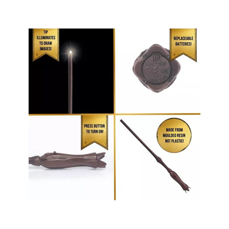 Harry Potter – Baguette magique lumineuse Luna Lovegood 35 cm