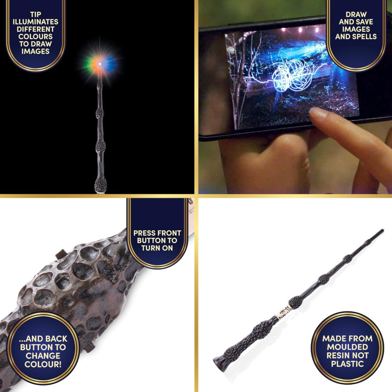 Harry Potter – Baguette lumineuse Deluxe Elder – Wow Stuff