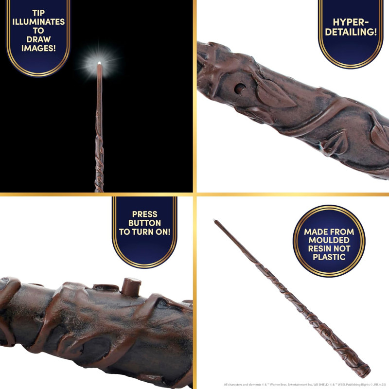 Harry Potter – Baguette magique lumineuse Hermione Granger 35 cm
