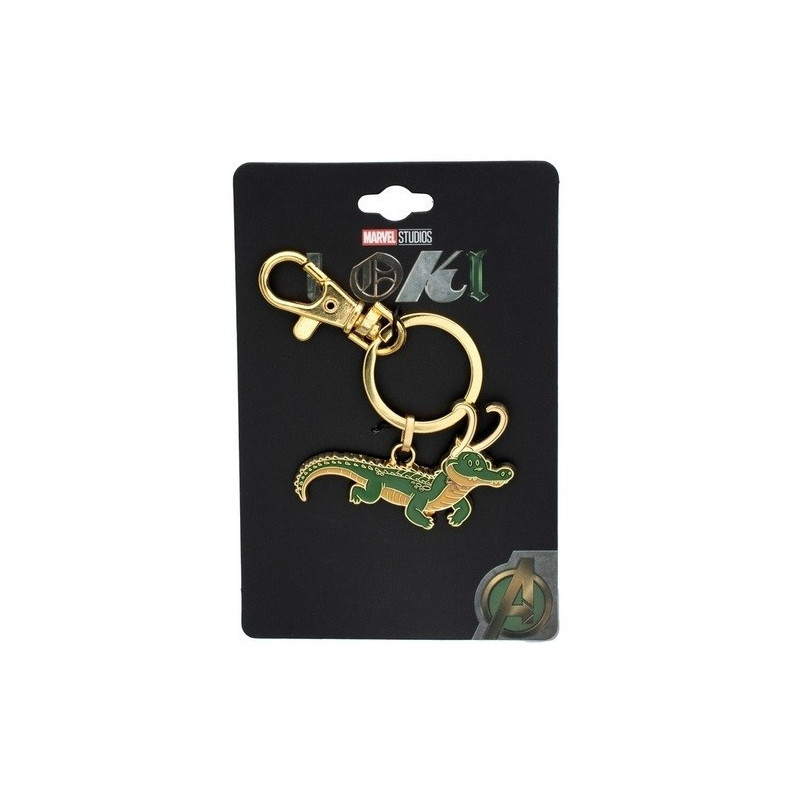 Marvel Studios : Loki - Porte-clé métal Alligator Loki