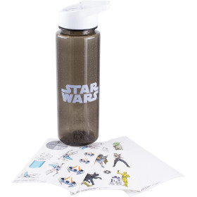 Star Wars - Gourde bouteille plastique personnalisable avec stickers