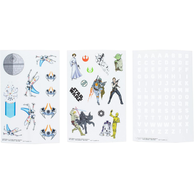 Star Wars – Bouteille PVC 650 ml avec Autocollants – Officielle