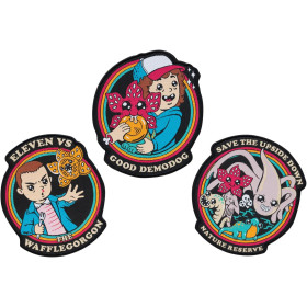 Stranger Things - Set de 3 patches thermocollants Personnages