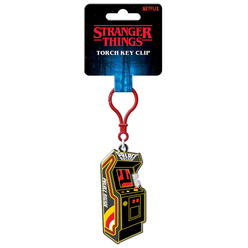 Stranger Things - Porte-clé bag clip torche Arcade