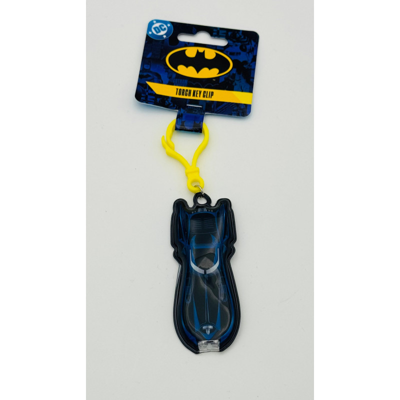 DC Comics - Porte-clé bag clip torche Batman Batmobile