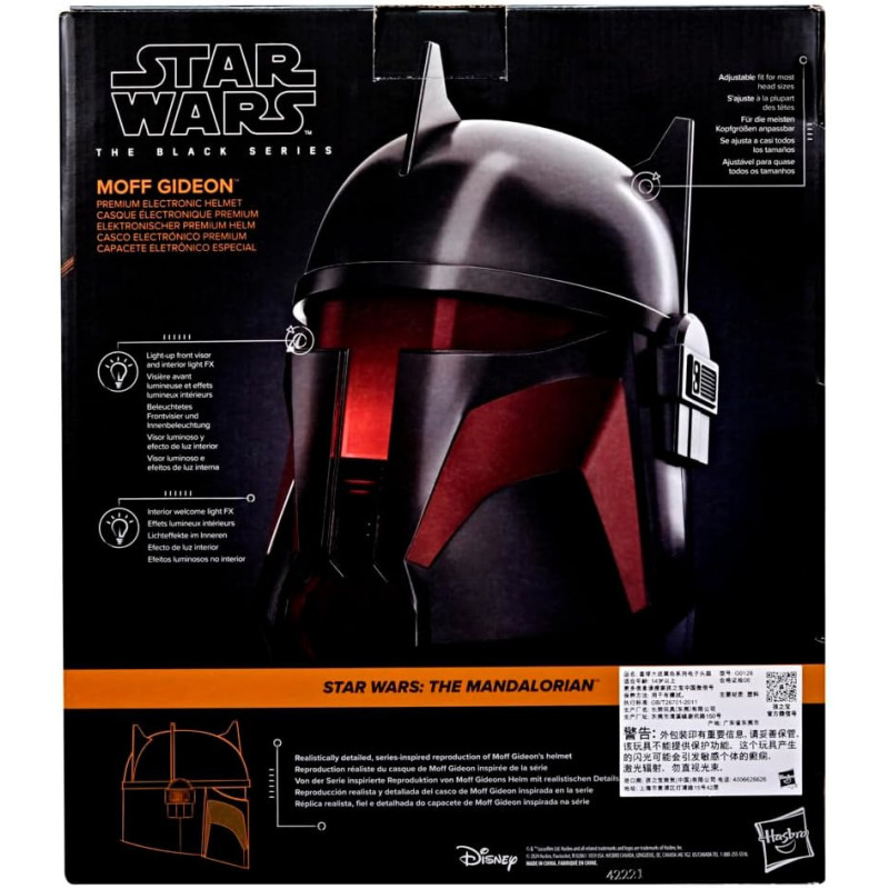 Hasbro – Réplique Casque Moff Gideon – Star Wars Black Series