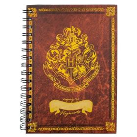 Harry Potter - Carnet A5 spirales Hogwarts Crest