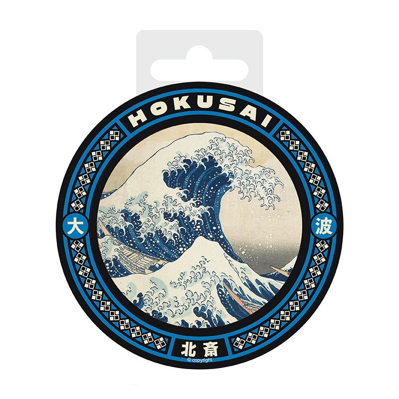 Hokusai - Sous-verre céramique La Grande Vague de Kanagawa