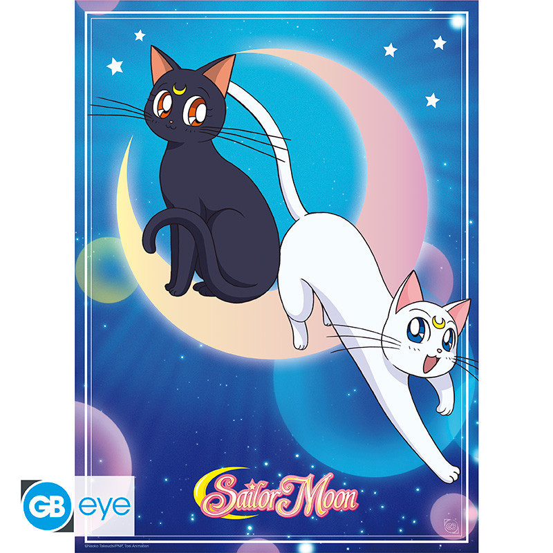Sailor Moon - Poster Luna & Artemis (52 x 38 cm)