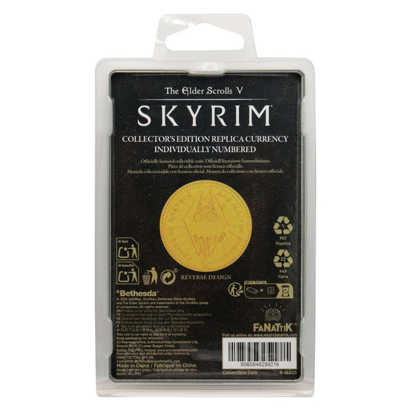 The Elder Scrolls – Pièce Collector Septim Misty Gold – Fanattik