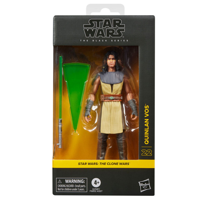 Star Wars : The Clone Wars - Black Series - Figurine Quinlan Vos