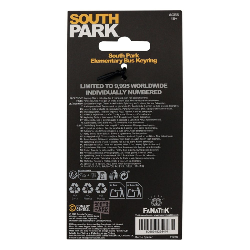 South Park – Porte-clés School Bus – Fanattik – 9995 exemplaires