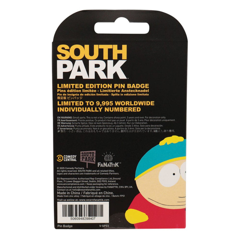 South Park – Badge Pin Cartman Police – Fanattik